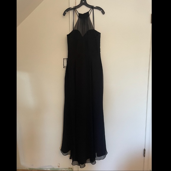 Jim Hjelm Occasions Black Racerback Dress - Picture 3 of 11